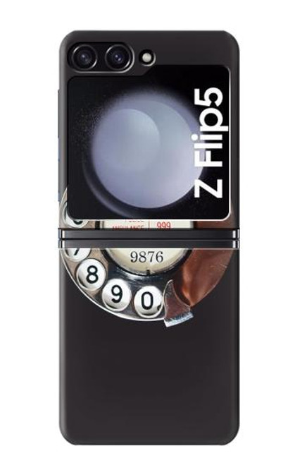 S0059 Ligne téléphonique Etui Coque Housse pour Samsung Galaxy Z Flip 5