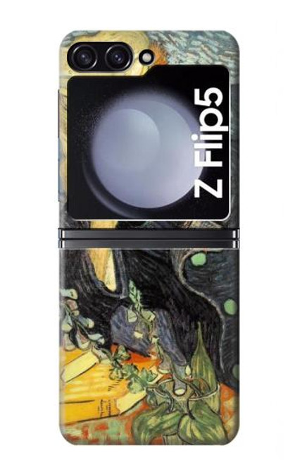 S0212 Van Gogh Portrait du Dr Gachet Etui Coque Housse pour Samsung Galaxy Z Flip 5