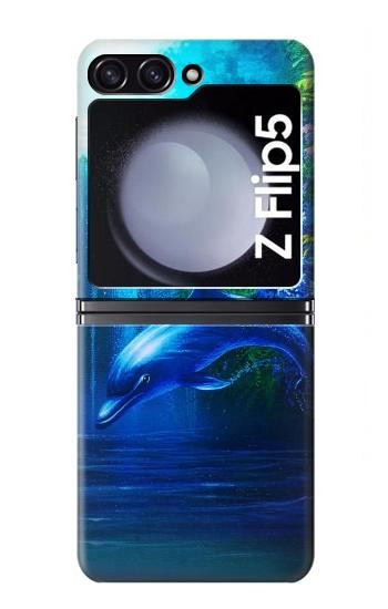 S0385 Dauphin Etui Coque Housse pour Samsung Galaxy Z Flip 5
