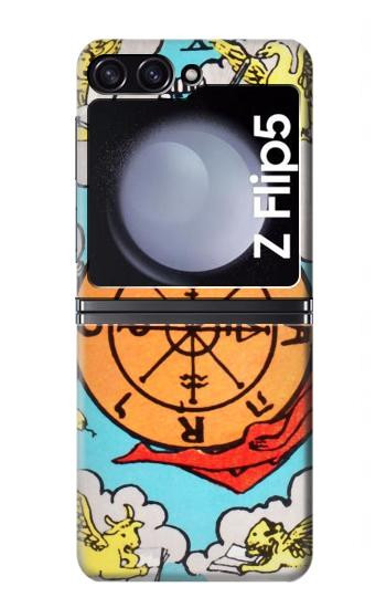 S0564 Tarot Fortune Etui Coque Housse pour Samsung Galaxy Z Flip 5