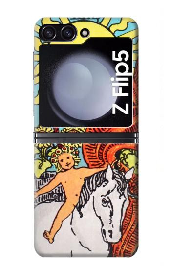 S0565 Le Soleil tarots Etui Coque Housse pour Samsung Galaxy Z Flip 5