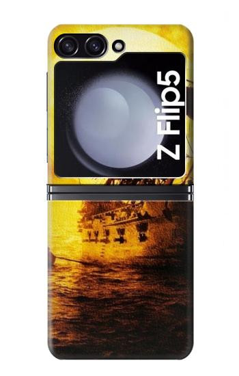 S0841 Pirates Perle noire Etui Coque Housse pour Samsung Galaxy Z Flip 5