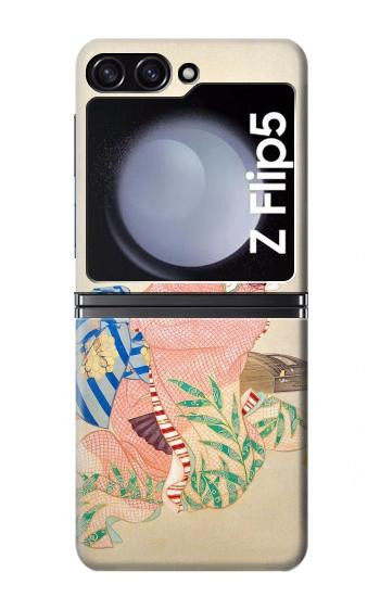 S0889 Japon Kimono Etui Coque Housse pour Samsung Galaxy Z Flip 5
