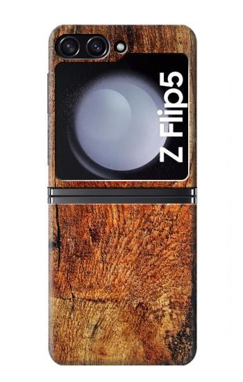 S1140 Bois graphique Etui Coque Housse pour Samsung Galaxy Z Flip 5