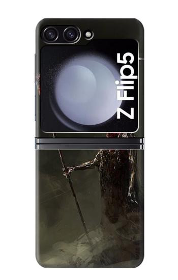 S1319 Mort Scythe Faucheuse Etui Coque Housse pour Samsung Galaxy Z Flip 5