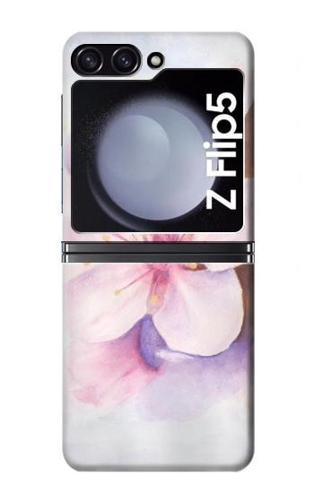 S1415 Fleur de Sakura Art Etui Coque Housse pour Samsung Galaxy Z Flip 5