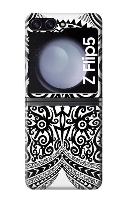 S1655 Tatouage maori Etui Coque Housse pour Samsung Galaxy Z Flip 5