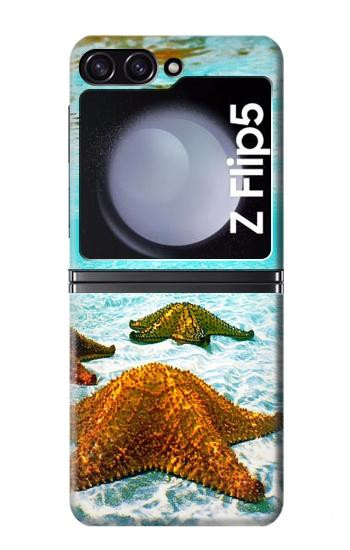 S1679 Étoile de mer plage de la mer Etui Coque Housse pour Samsung Galaxy Z Flip 5