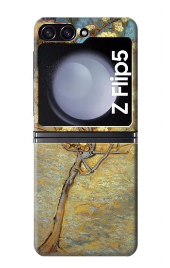 S1978 Van Gogh Lettre poire Etui Coque Housse pour Samsung Galaxy Z Flip 5
