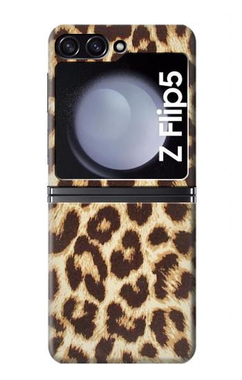 S2204 Motif imprimé graphique léopard Etui Coque Housse pour Samsung Galaxy Z Flip 5