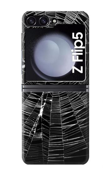 S2224 Toile d'araignée Etui Coque Housse pour Samsung Galaxy Z Flip 5