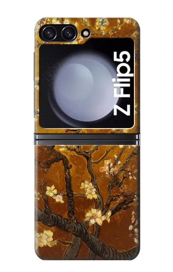 S2663 Fleur jaune Amandier Van Gogh Etui Coque Housse pour Samsung Galaxy Z Flip 5