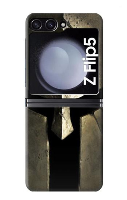 S2673 Spartan Guerrier Casque Etui Coque Housse pour Samsung Galaxy Z Flip 5