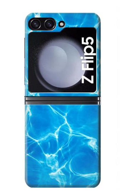 S2788 Bleu Piscine d'eau Etui Coque Housse pour Samsung Galaxy Z Flip 5