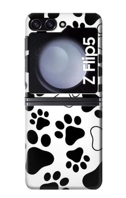 S2904 Chien d'impression de patte Etui Coque Housse pour Samsung Galaxy Z Flip 5