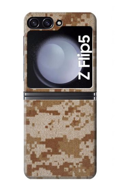 S2939 Camo camouflage numérique Désert Etui Coque Housse pour Samsung Galaxy Z Flip 5