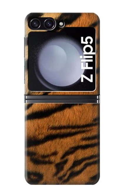 S2962 Tigre Stripes imprimé graphique Etui Coque Housse pour Samsung Galaxy Z Flip 5