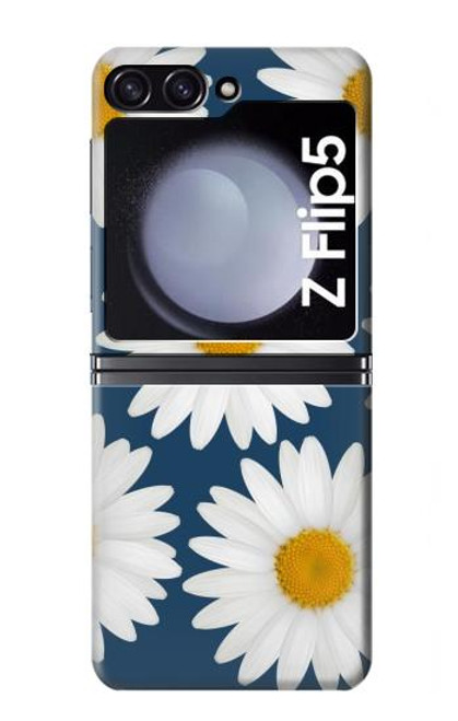S3009 Daisy bleu Etui Coque Housse pour Samsung Galaxy Z Flip 5