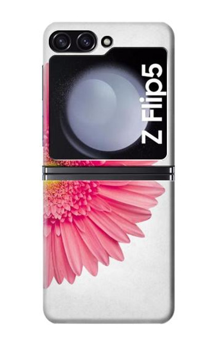 S3044 Rose Gerbera millésimé Etui Coque Housse pour Samsung Galaxy Z Flip 5
