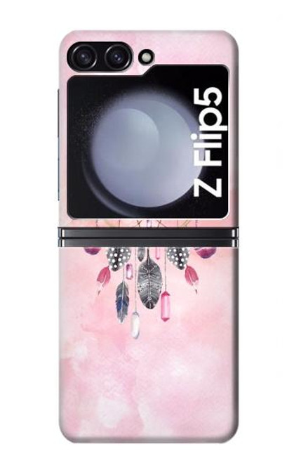 S3094 Peinture Dreamcatcher Aquarelle Etui Coque Housse pour Samsung Galaxy Z Flip 5