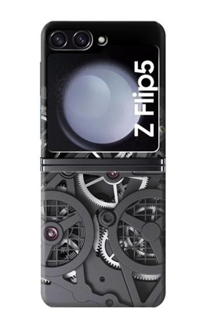 S3176 A l'intérieur Montre Noir Etui Coque Housse pour Samsung Galaxy Z Flip 5