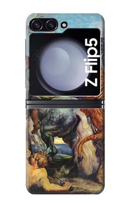 S3331 Peter Paul Rubens Tigre und Lowenjagd Etui Coque Housse pour Samsung Galaxy Z Flip 5