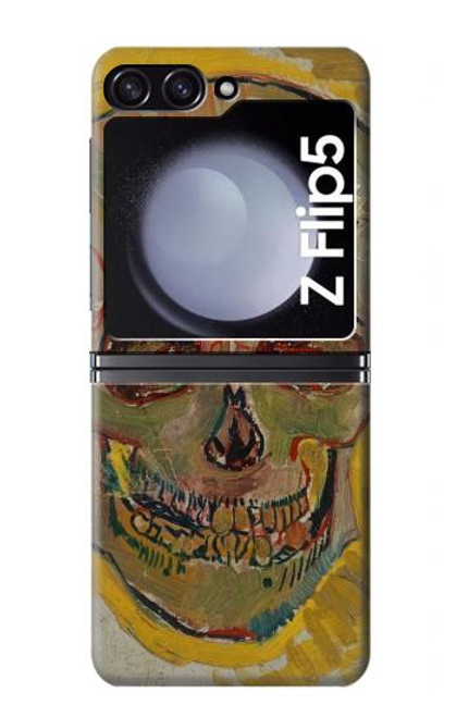 S3359 Vincent Van Gogh Crâne Etui Coque Housse pour Samsung Galaxy Z Flip 5