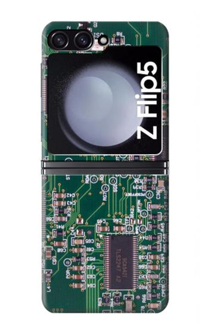 S3519 Electronique Circuit Board graphique Etui Coque Housse pour Samsung Galaxy Z Flip 5