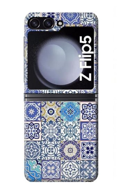 S3537 Motif marocain Mosaïque Etui Coque Housse pour Samsung Galaxy Z Flip 5