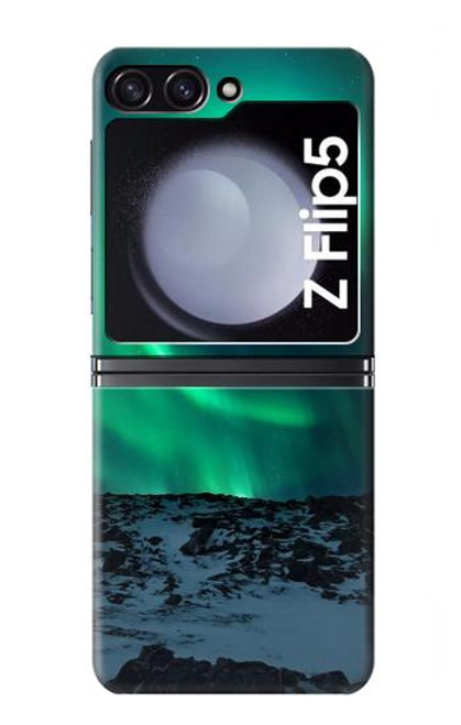 S3667 Aurora Northern Light Etui Coque Housse pour Samsung Galaxy Z Flip 5