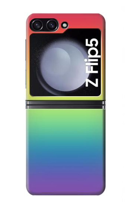 S3698 Drapeau de fierté LGBT Etui Coque Housse pour Samsung Galaxy Z Flip 5