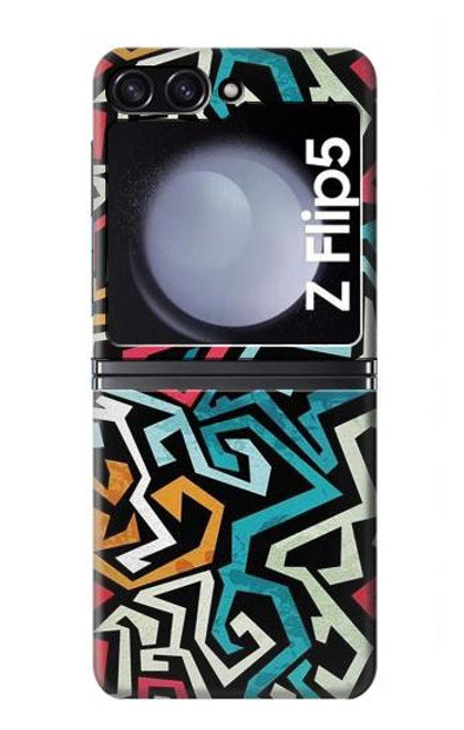 S3712 Motif Pop Art Etui Coque Housse pour Samsung Galaxy Z Flip 5