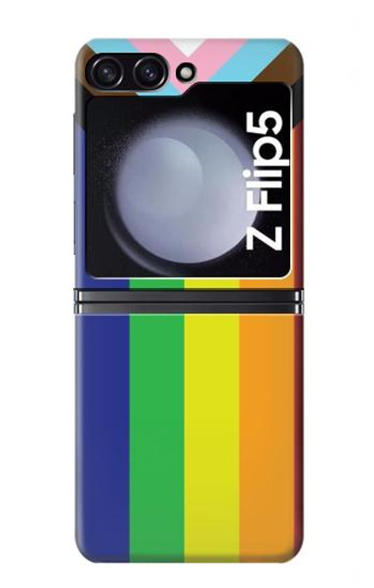 S3846 Drapeau de fierté LGBT Etui Coque Housse pour Samsung Galaxy Z Flip 5