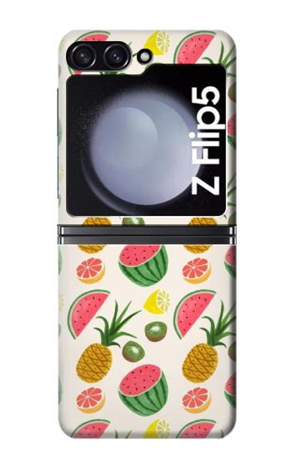 S3883 Motif de fruits Etui Coque Housse pour Samsung Galaxy Z Flip 5