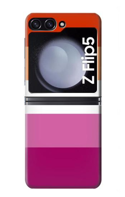 S3887 Drapeau de la fierté lesbienne Etui Coque Housse pour Samsung Galaxy Z Flip 5