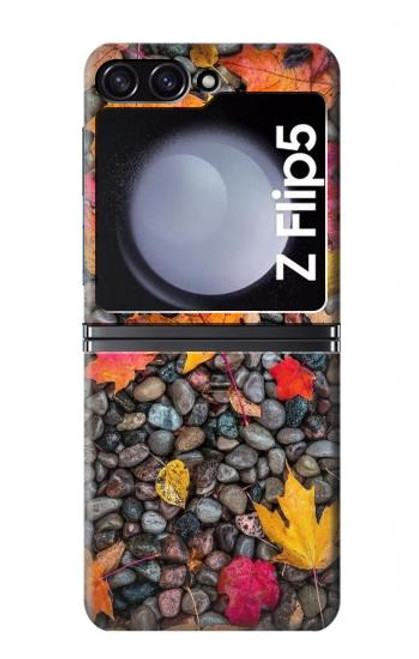 S3889 feuille d'érable Etui Coque Housse pour Samsung Galaxy Z Flip 5