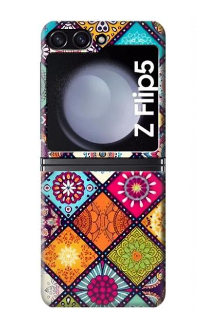 S3943 Motif Maldalas Etui Coque Housse pour Samsung Galaxy Z Flip 5