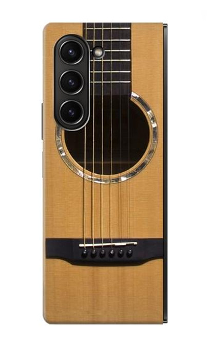 S0057 Guitare acoustique Etui Coque Housse pour Samsung Galaxy Z Fold 5