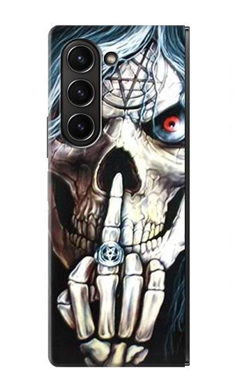 S0222 crâne Etui Coque Housse pour Samsung Galaxy Z Fold 5