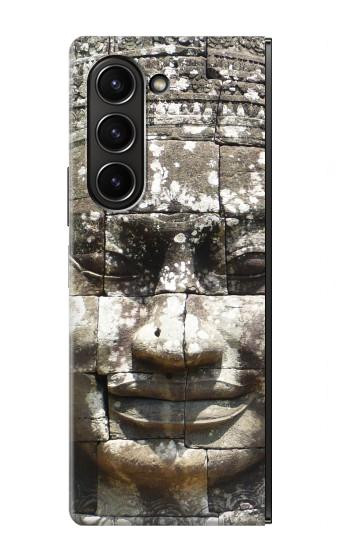 S0314 Ancien bouddhisme cambodgien Etui Coque Housse pour Samsung Galaxy Z Fold 5