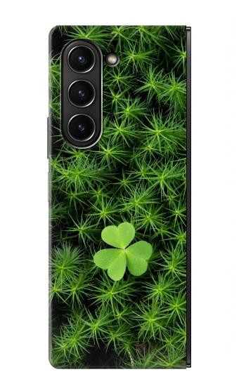 S0358 Feuille de trèfle Etui Coque Housse pour Samsung Galaxy Z Fold 5