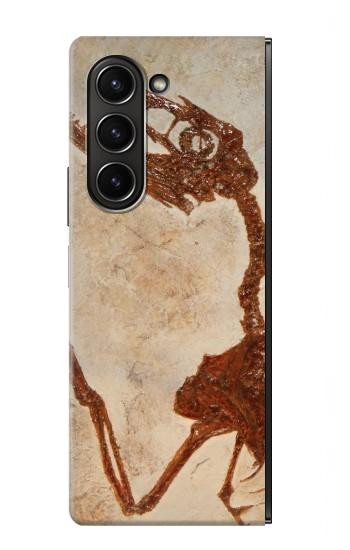S0379 Fossile de dinosaure Etui Coque Housse pour Samsung Galaxy Z Fold 5