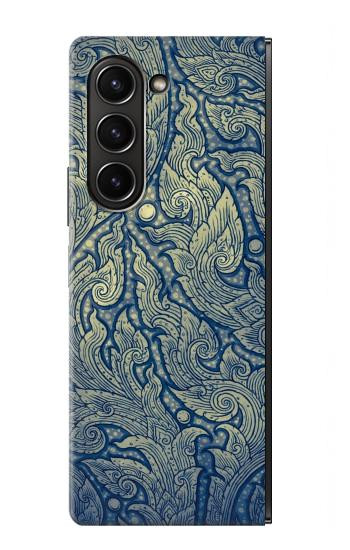 S0568 Art de la peinture thaïlandaise Etui Coque Housse pour Samsung Galaxy Z Fold 5