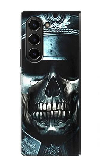 S0754 crâne soldat Etui Coque Housse pour Samsung Galaxy Z Fold 5