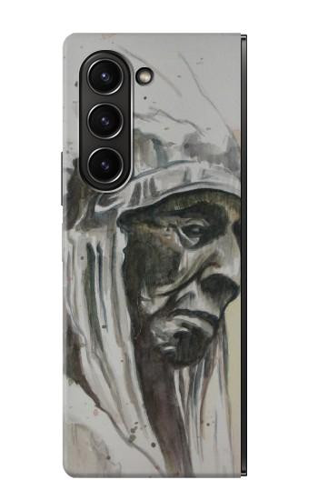 S0792 Chef indien Etui Coque Housse pour Samsung Galaxy Z Fold 5