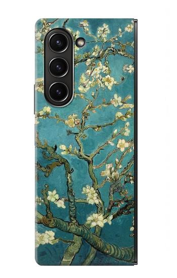 S0842 Blossoming Amandier Van Gogh Etui Coque Housse pour Samsung Galaxy Z Fold 5