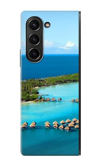 S0844 Bora Bora Etui Coque Housse pour Samsung Galaxy Z Fold 5