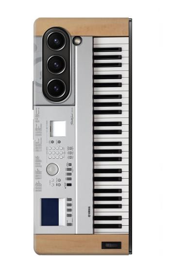 S0891 Clavier numérique Piano Etui Coque Housse pour Samsung Galaxy Z Fold 5
