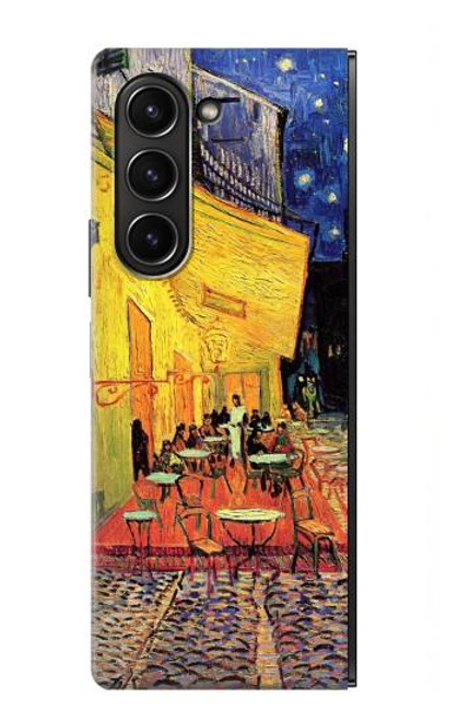 S0929 Van Gogh Café Terrasse Etui Coque Housse pour Samsung Galaxy Z Fold 5