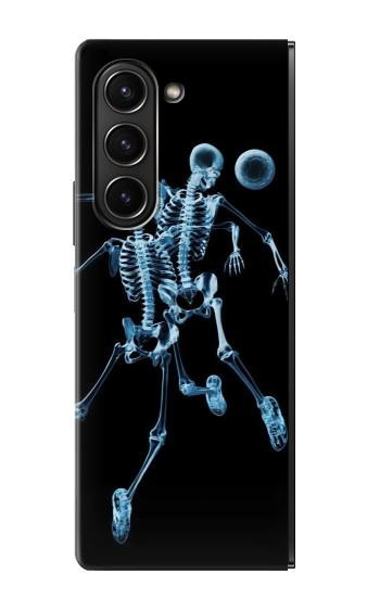 S1111 Football X-ray Etui Coque Housse pour Samsung Galaxy Z Fold 5